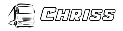 Beleuchtetes LKW Namensschild mit Chriss LED Gravur