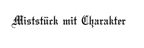 Beleuchtetes LKW Namensschild mit Miststück mit Charakter  LED Gravur